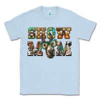 Dusty Blue show mom donkey Classic Tee - BarkalooDesign
