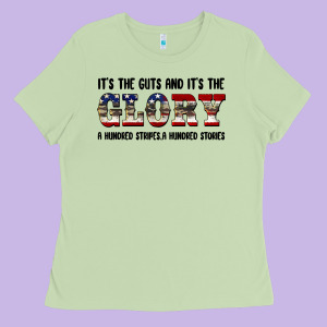 Veteran Glory Ladies Tee Designed By Barkaloodesign