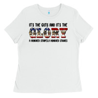 White veteran glory Ladies Tee - BarkalooDesign