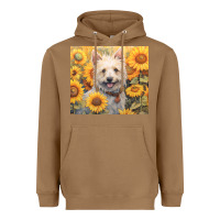 Toasted Coconut westie Heavyweight Hoodie - Unal Design