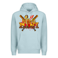 Blue Mist softball mini Premium Hoodie - AdoDesignShop