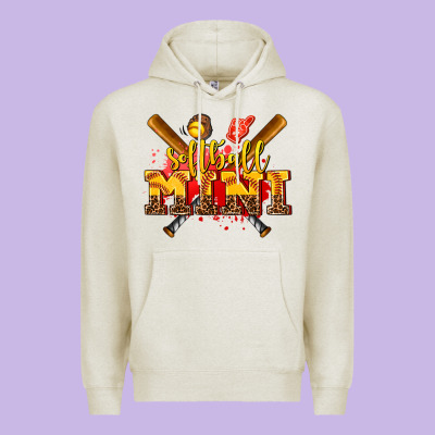 Softball Mini Premium Hoodie Designed By Adodesignshop