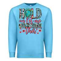 Ocean Blue hold on let me overthink this Premium Sweatshirt - Zillion Design Studio