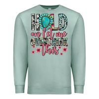 Seafoam hold on let me overthink this Premium Sweatshirt - Zillion Design Studio