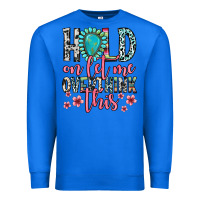 True Royal hold on let me overthink this Premium Sweatshirt - Zillion Design Studio