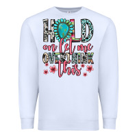 White hold on let me overthink this Premium Sweatshirt - Zillion Design Studio