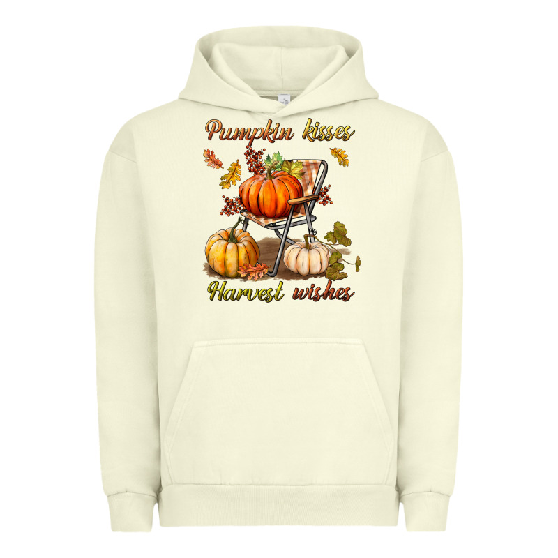 Pumpkin Kisses Harvest Wishes Urban Hoodie by BundleAndBundleShop | Teevron