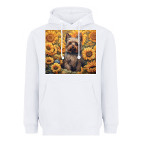White yorkshire terrier Heavyweight Hoodie - Unal Design