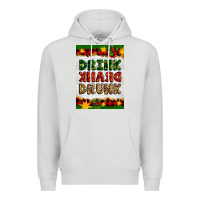 Dove Grey Christmas Drink Drank Drunk Premium Hoodie - Artiststas