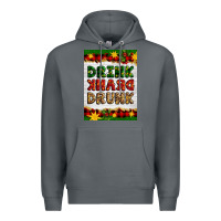 Rock Christmas Drink Drank Drunk Premium Hoodie - Artiststas