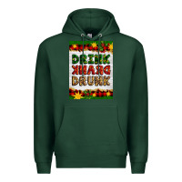 Sports Green Christmas Drink Drank Drunk Premium Hoodie - Artiststas