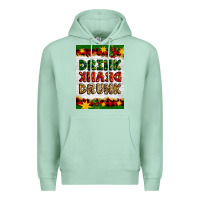 Seafoam Christmas Drink Drank Drunk Premium Hoodie - Artiststas