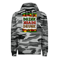 Slate Camo Christmas Drink Drank Drunk Premium Hoodie - Artiststas