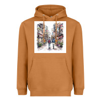 Meerkat Japan Street Heavyweight Hoodie - Unal Design