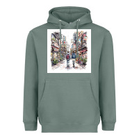 Sage Japan Street Heavyweight Hoodie - Unal Design