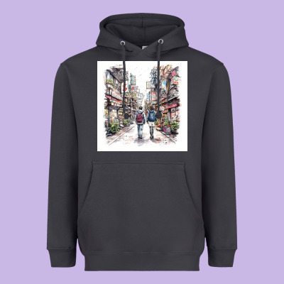 Heavyweight Hoodie Japan Street