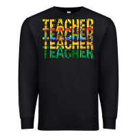 Black teacher teacher teacher Premium Sweatshirt - texasbilliewilder