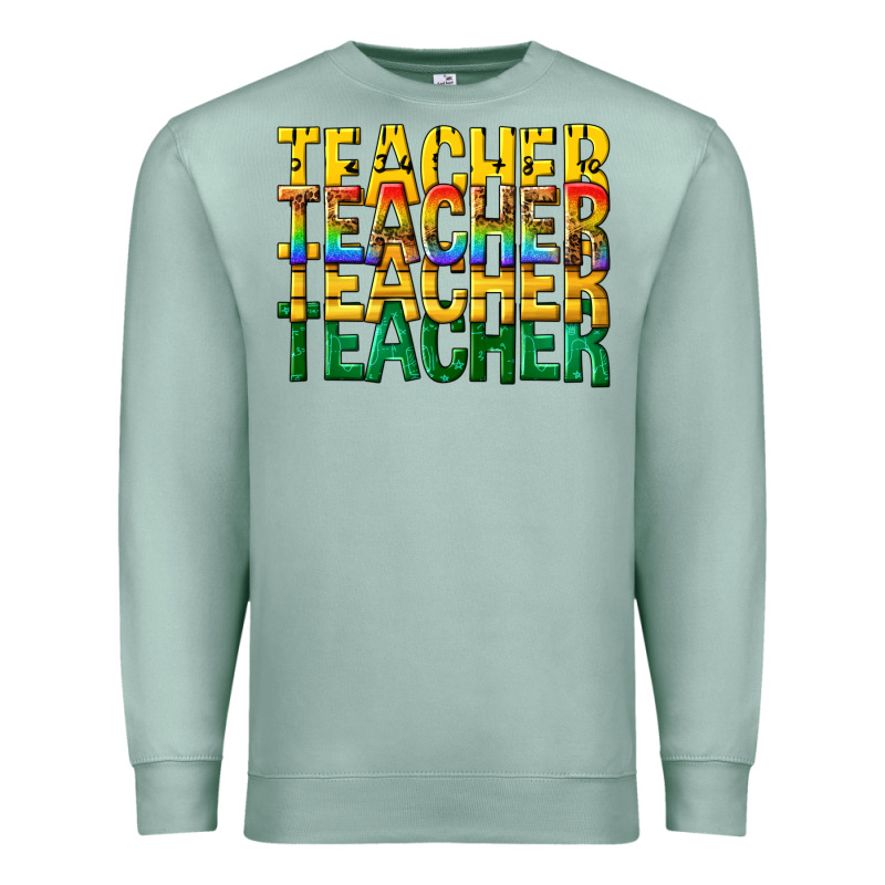 Teacher Teacher Teacher Premium Sweatshirt by texasbilliewilder | Teevron