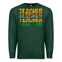 Sports Green teacher teacher teacher Premium Sweatshirt - texasbilliewilder