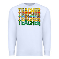 White teacher teacher teacher Premium Sweatshirt - texasbilliewilder