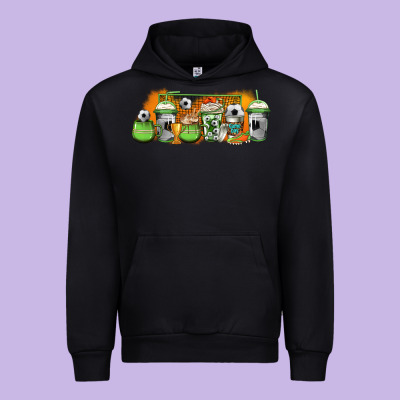 Soccer Coffee Cups Urban Hoodie Designed By Jasminsmagicworld