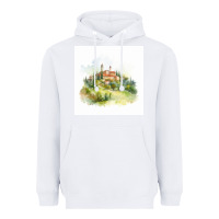 White Italy Heavyweight Hoodie - Unal Design
