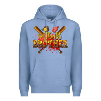 Colony Blue softball brother Premium Hoodie - AdoDesignShop