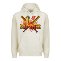 Oatmeal Heather softball brother Premium Hoodie - AdoDesignShop