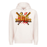 Pale Pink softball brother Premium Hoodie - AdoDesignShop