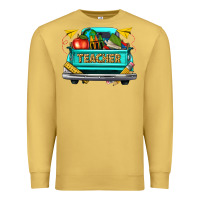 Antique Gold teacher truck Premium Sweatshirt - texasbilliewilder