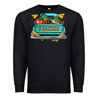 Black teacher truck Premium Sweatshirt - texasbilliewilder