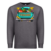 Charcoal Heather teacher truck Premium Sweatshirt - texasbilliewilder