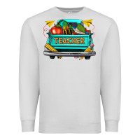 Dove Grey teacher truck Premium Sweatshirt - texasbilliewilder