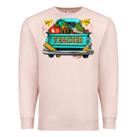 Pale Pink teacher truck Premium Sweatshirt - texasbilliewilder