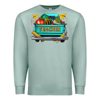 Seafoam teacher truck Premium Sweatshirt - texasbilliewilder