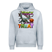Heather Grey trick rawr treat Urban Hoodie - BundleAndBundleShop