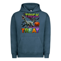 Pigment Midnight Navy trick rawr treat Urban Hoodie - BundleAndBundleShop