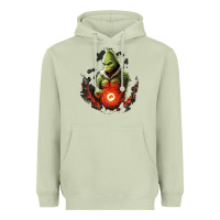 Matcha Grinch Heavyweight Hoodie - Unal Design