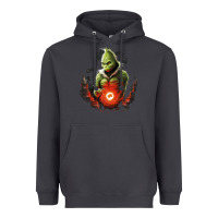 Smoke Grinch Heavyweight Hoodie - Unal Design