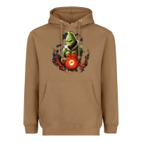 Toasted Coconut Grinch Heavyweight Hoodie - Unal Design