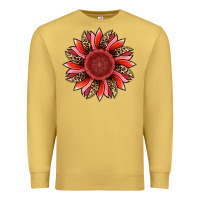 Antique Gold valentine's day sunflower Premium Sweatshirt - RanaPortraitStore