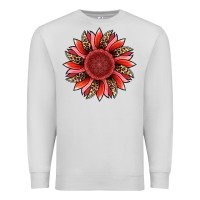 Dove Grey valentine's day sunflower Premium Sweatshirt - RanaPortraitStore