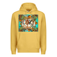 Antique Gold cozy vibes tumbler Premium Hoodie - BundleAndBundleShop