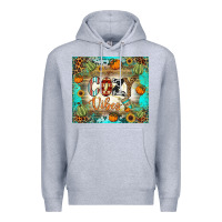 Heather Grey cozy vibes tumbler Premium Hoodie - BundleAndBundleShop
