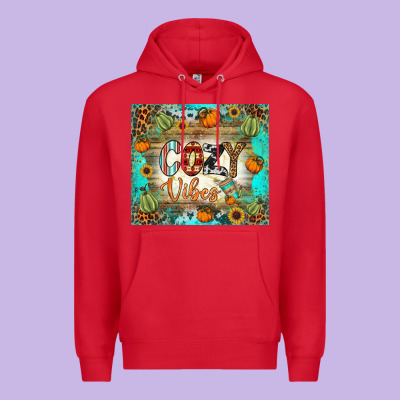 Cozy Vibes Tumbler Premium Hoodie Designed By Bundleandbundleshop