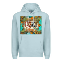 Blue Mist cozy vibes tumbler Premium Hoodie - BundleAndBundleShop