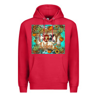 Cardinal cozy vibes tumbler Premium Hoodie - BundleAndBundleShop