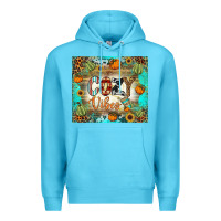 Ocean Blue cozy vibes tumbler Premium Hoodie - BundleAndBundleShop