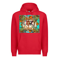 Red cozy vibes tumbler Premium Hoodie - BundleAndBundleShop