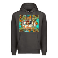 Smoke cozy vibes tumbler Premium Hoodie - BundleAndBundleShop